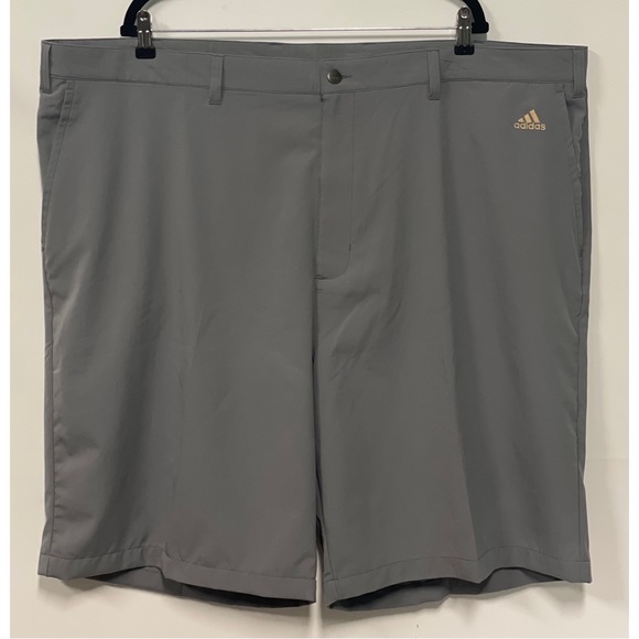 NWT Men's adidas Climalite 10.5" Performance Golf Shorts Grey Big & Tall Size 54 - Picture 3 of 5